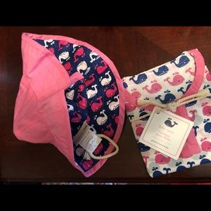 Pottery Barn kids whale tunic sun hat baby girl